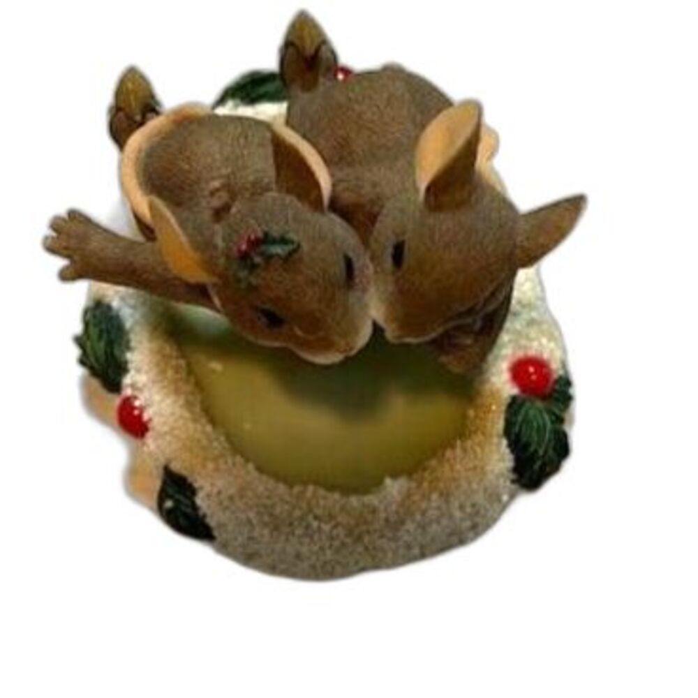 Vntg Charming Tails Whimsical Mice "Skating Through The Season With You" 87/127